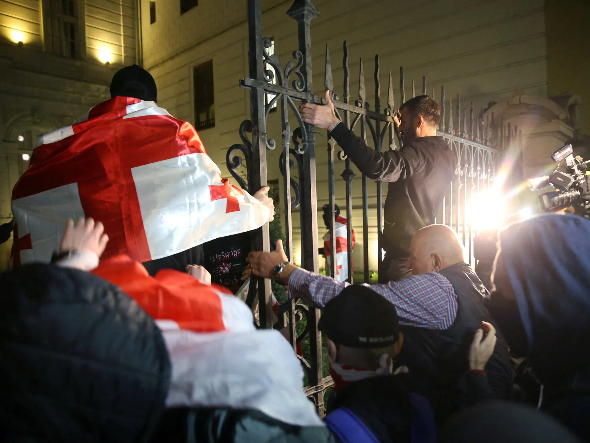 Georgia government vows crackdown amid protests and alleged coup attempts