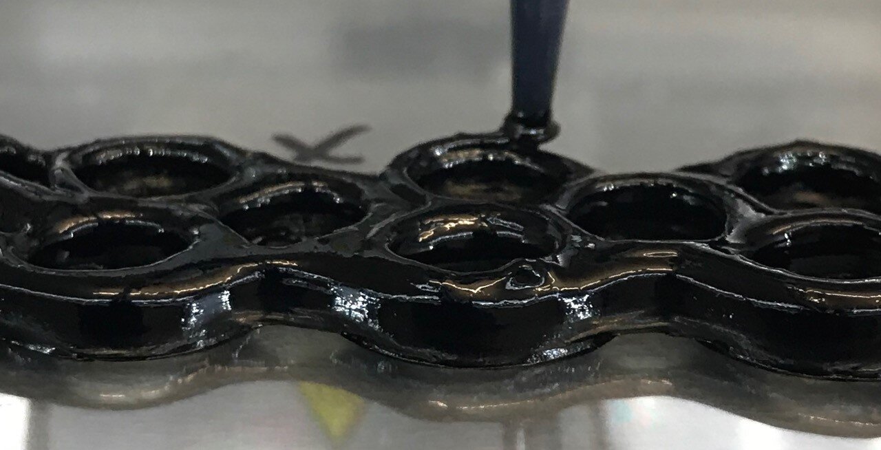 "Enhancing Toughness: Stretchy Electronic Material Under Impact"