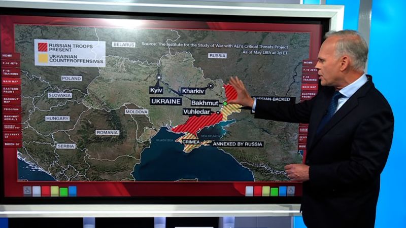 Insight from retired colonel on Russia's Bakhmut focus.