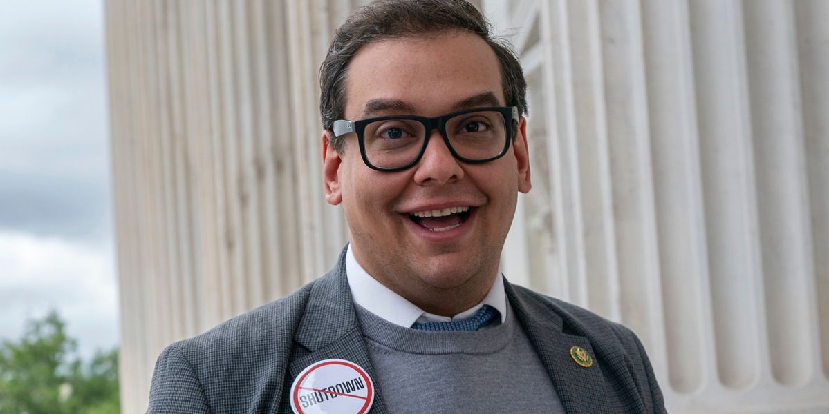 Featured image for George Santos Defiantly Embraces House Expulsion as a Badge of Honor