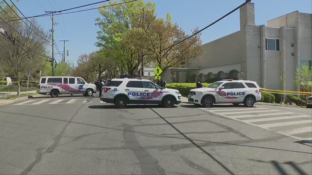 Gunman opens fire at funeral home in Northeast DC, injuring multiple people.