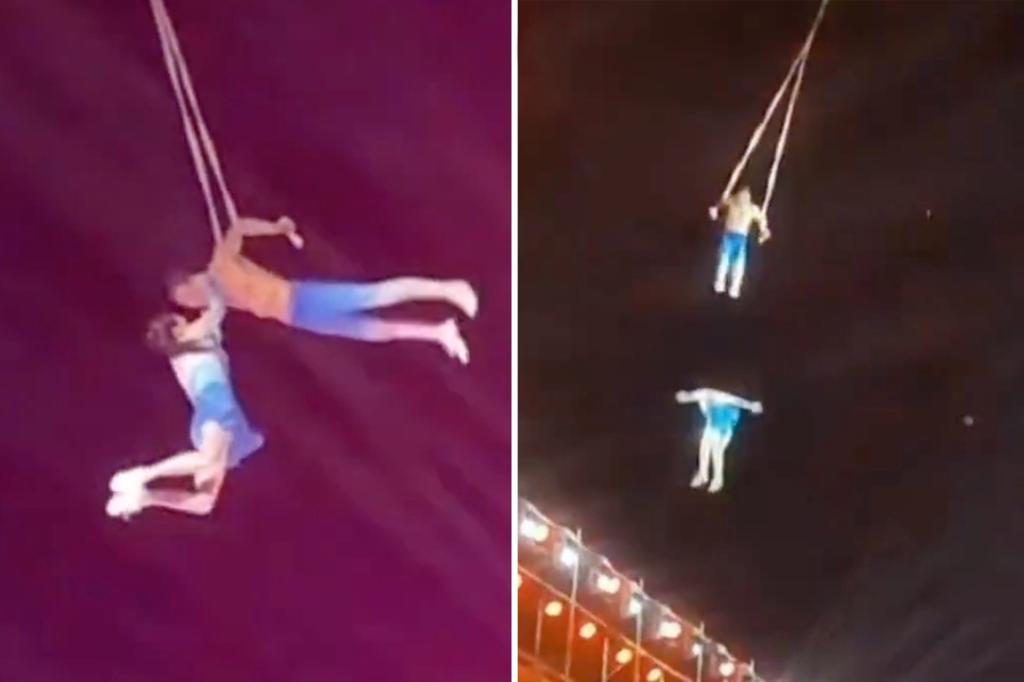 Tragic Chinese Acrobat Plummets to Death During Performance.