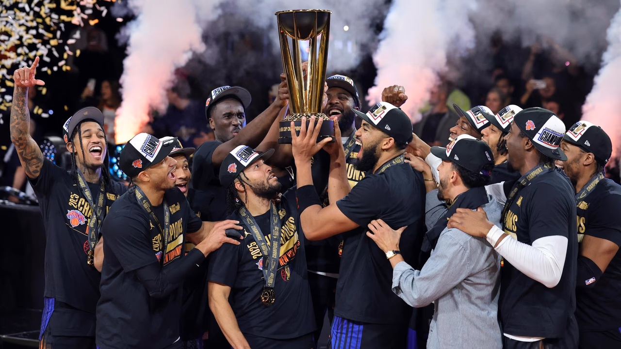 Featured image for Knicks' NBA Cup Victory Highlights Jalen Brunson and OG Anunoby's Clutch Performances