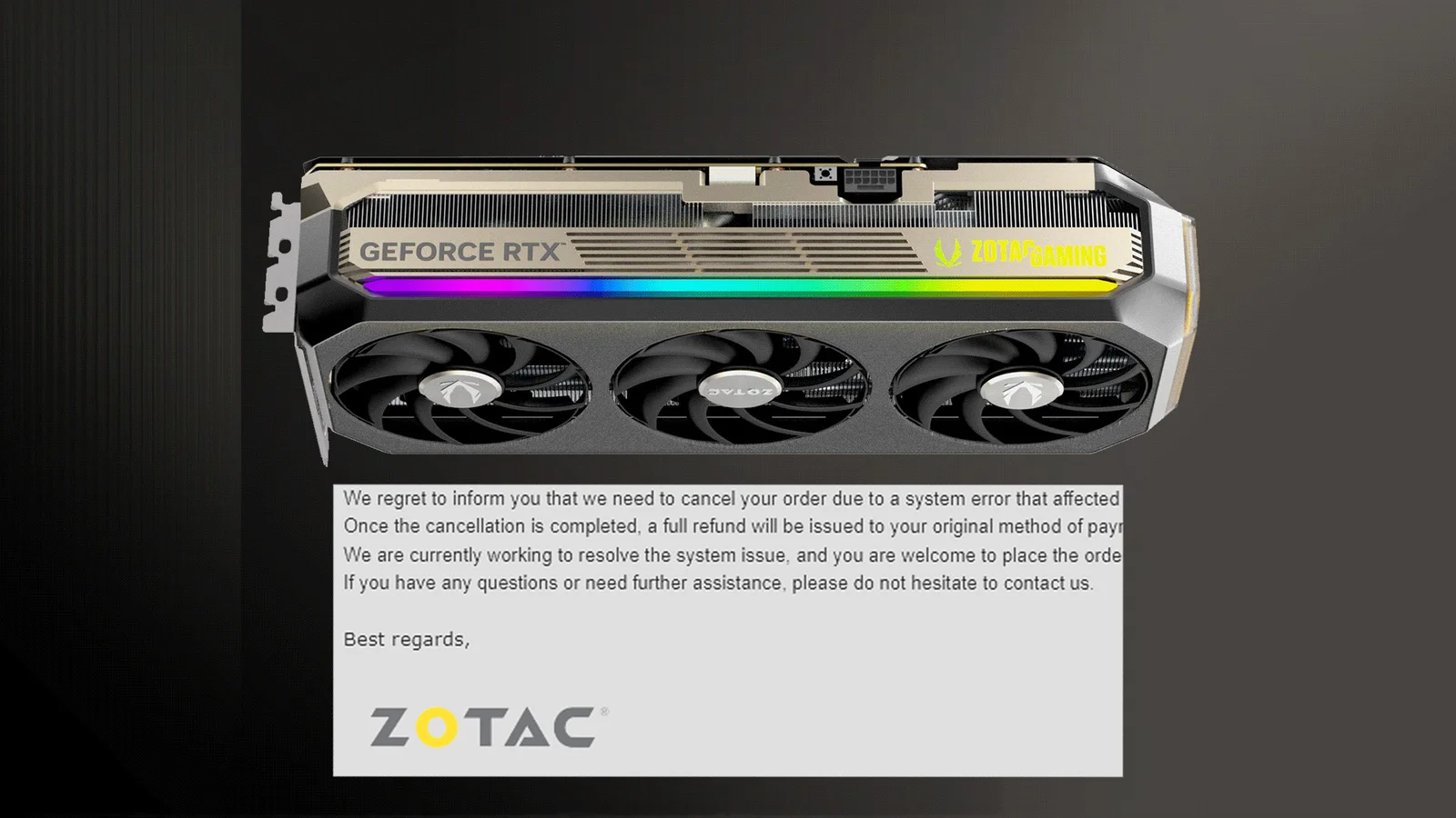 ZOTAC Faces Backlash as RTX 5090 Orders Are Canceled and Prices Surge