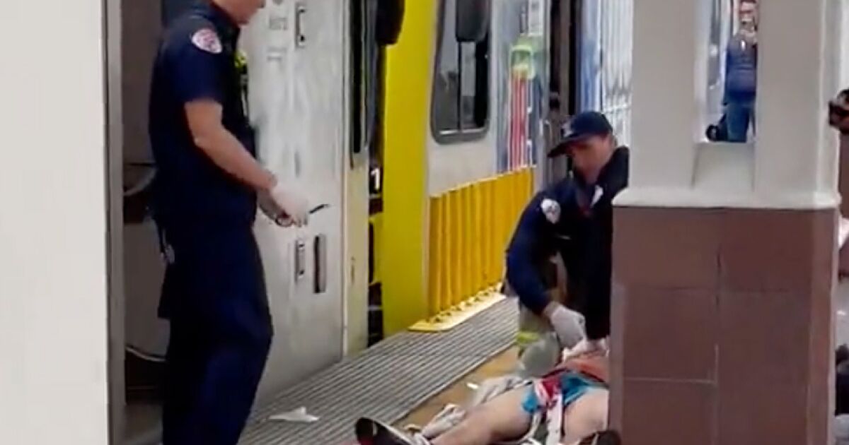 Fatal stabbing on Metro Blue Line train in Long Beach.
