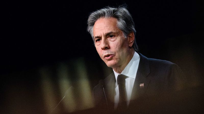 "Progress Made in Negotiations for Ceasefire and Hostage Release, Blinken Says"