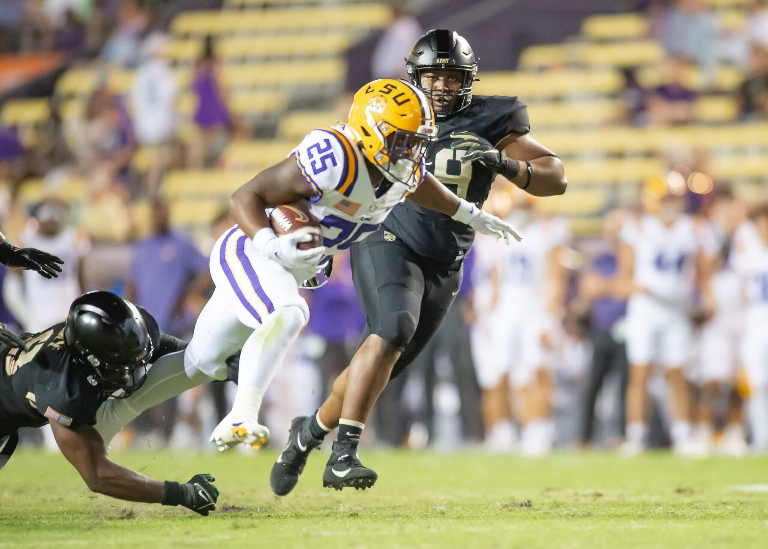 LSU Running Back Trey Holly Arrested on Felony Attempted Murder Charges