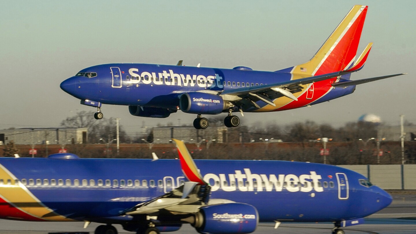 Featured image for "FAA Investigates Southwest Airlines Jet Engine Fire in Texas"