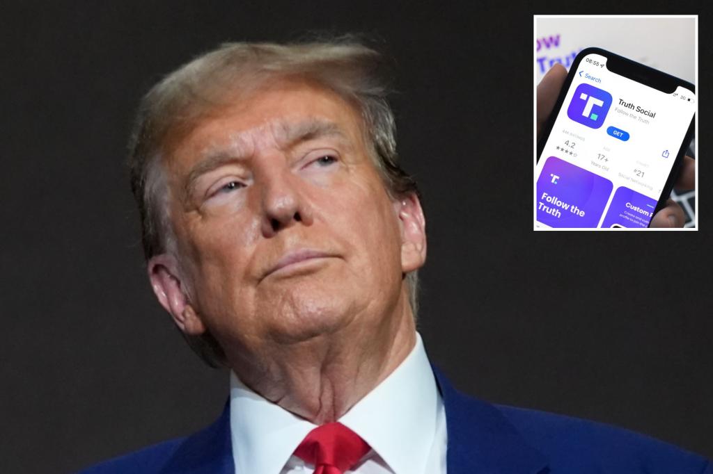 "Trump's Truth Social Stake Plummets to $3B as Shares Continue to Plummet"