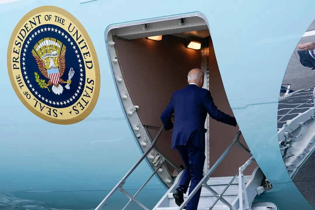 Featured image for "Biden's Embarrassing Air Force One Mishap at Leaders Summit"