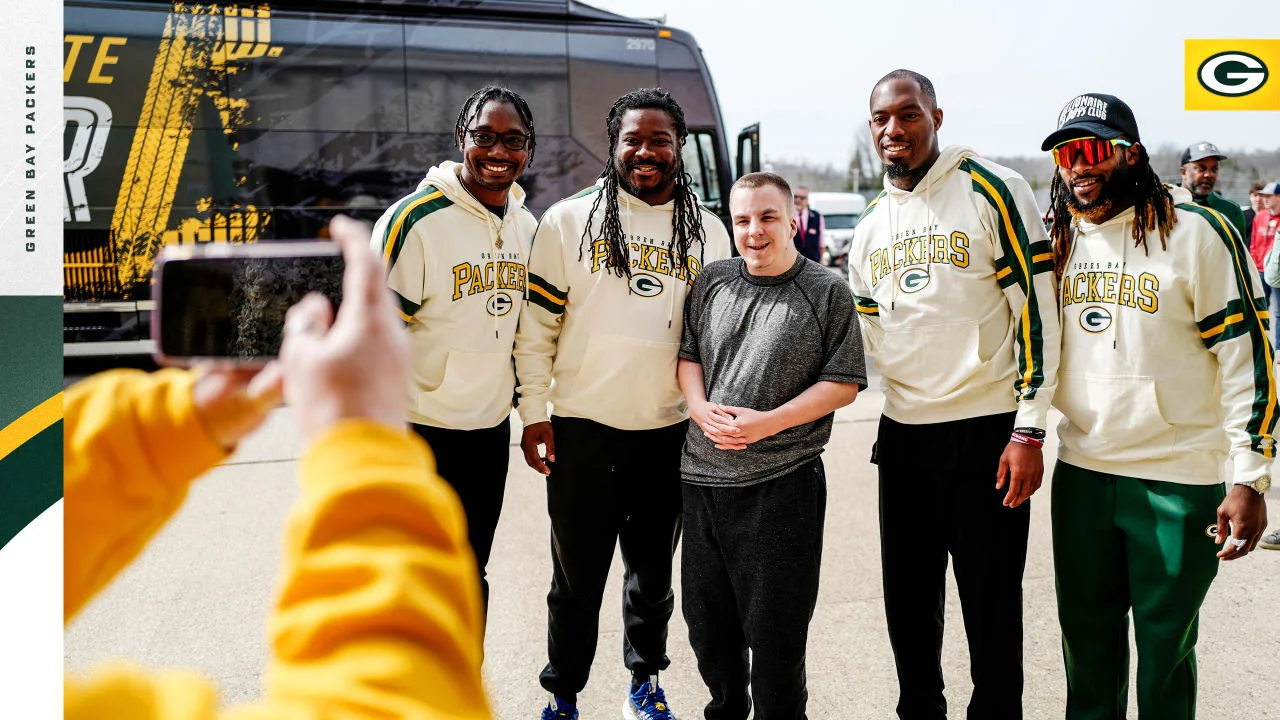 Packers hit the road for traditional Tailgate Tour, surprising schools and fans along the way.