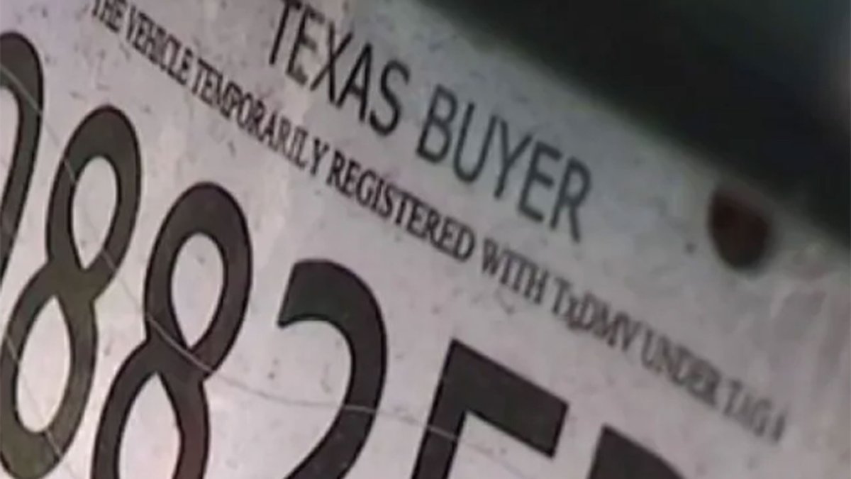 Texas Gov. Abbott signs bill banning paper license plates and temporary plates.