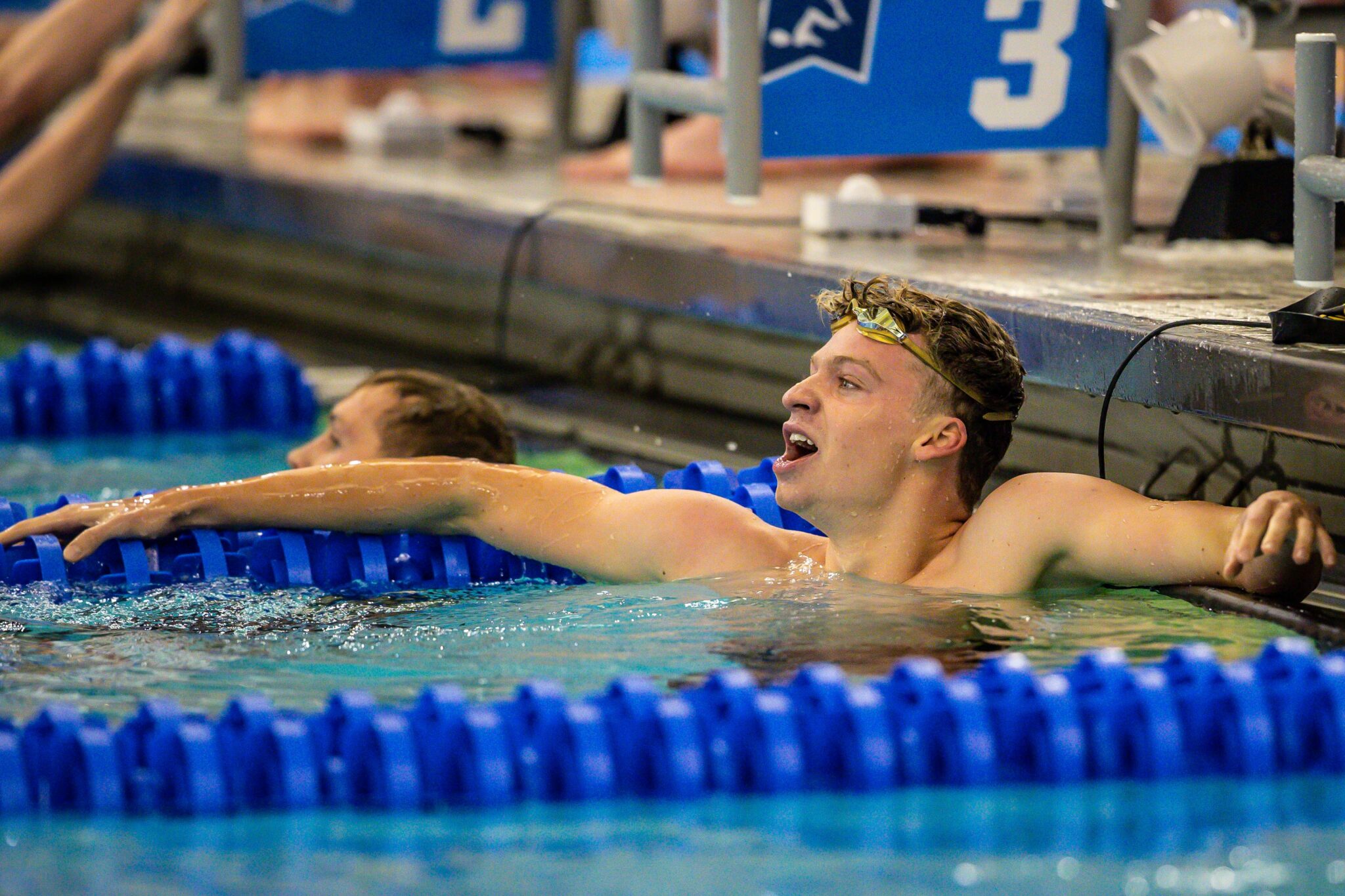 "Record-breaking relays dominate Day 1 of 2023 Men's NCAA Swimming Championships"