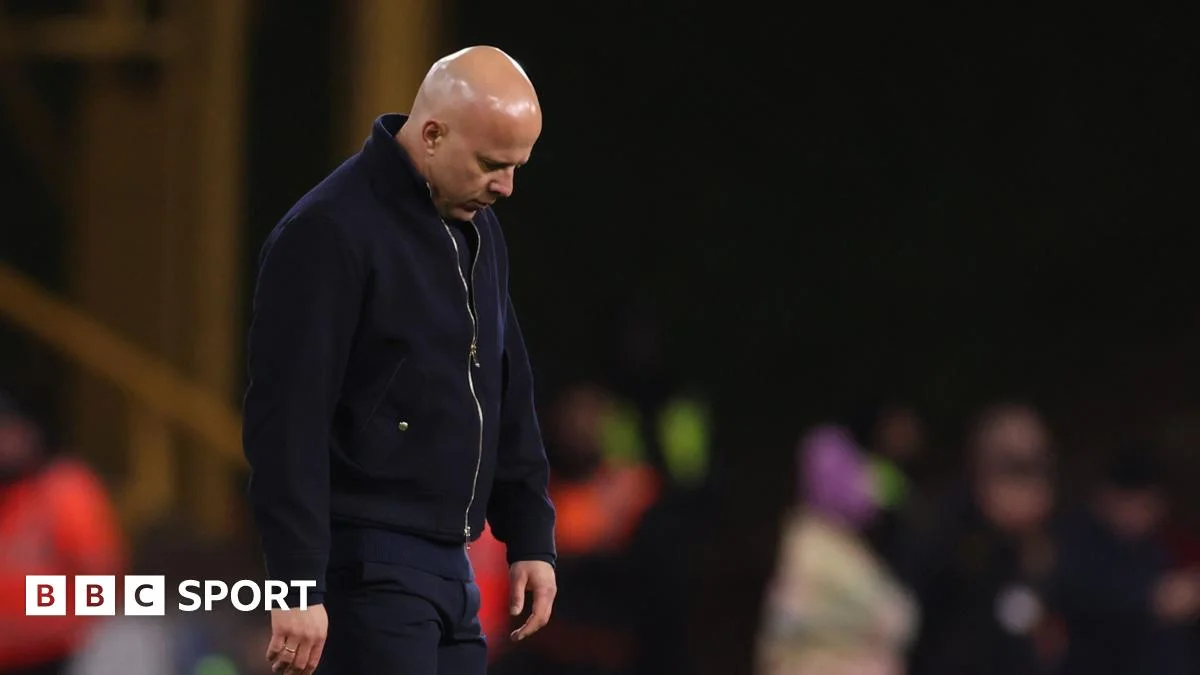 Wolves stun Liverpool with late winner as Slot laments 'same old story'