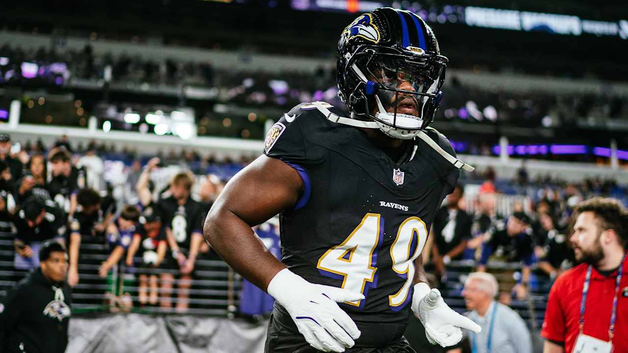 Featured image for Jay Higgins IV Rejoins Ravens Practice