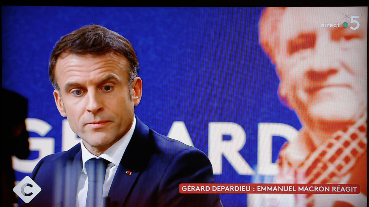 Featured image for Macron Faces Backlash for Defending Depardieu Amidst Scandal