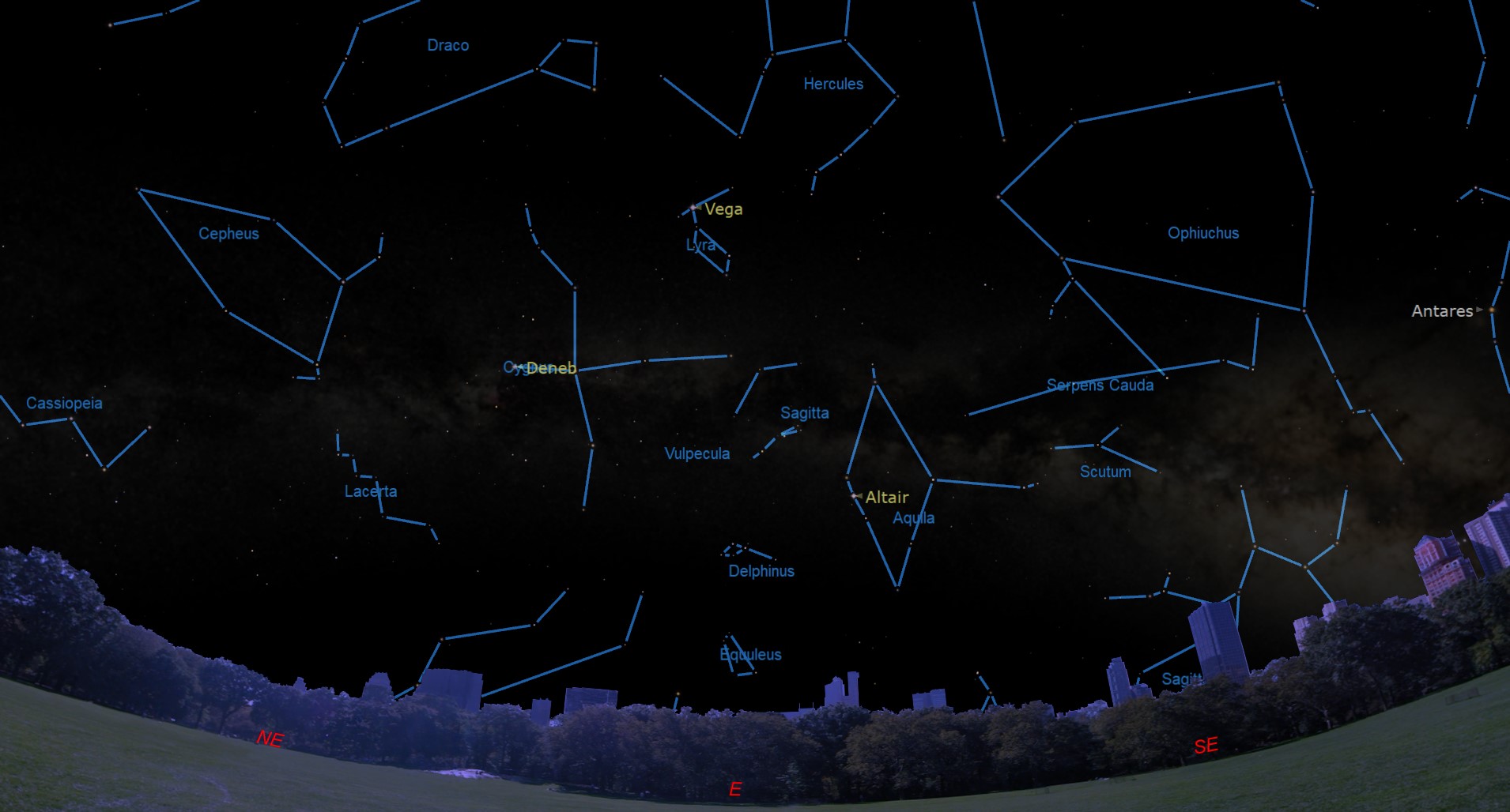 Featured image for Summer Triangle Stars Shine Bright This Weekend