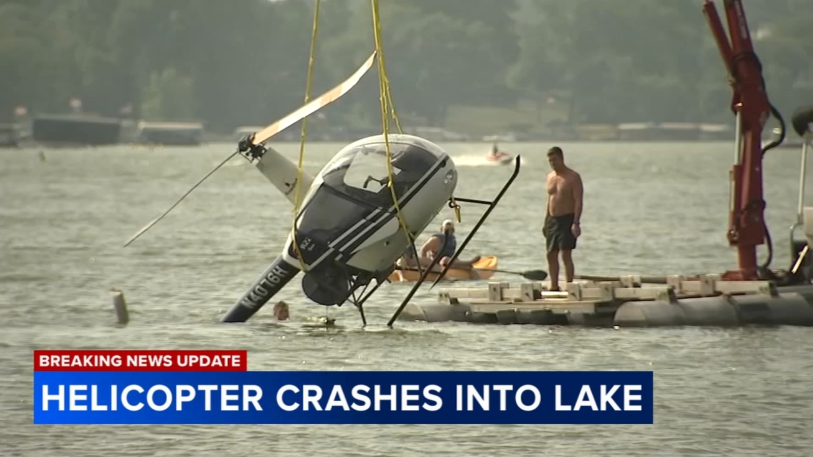 Summerskyz Inc. Helicopter Crashes into Cedar Lake in Indiana