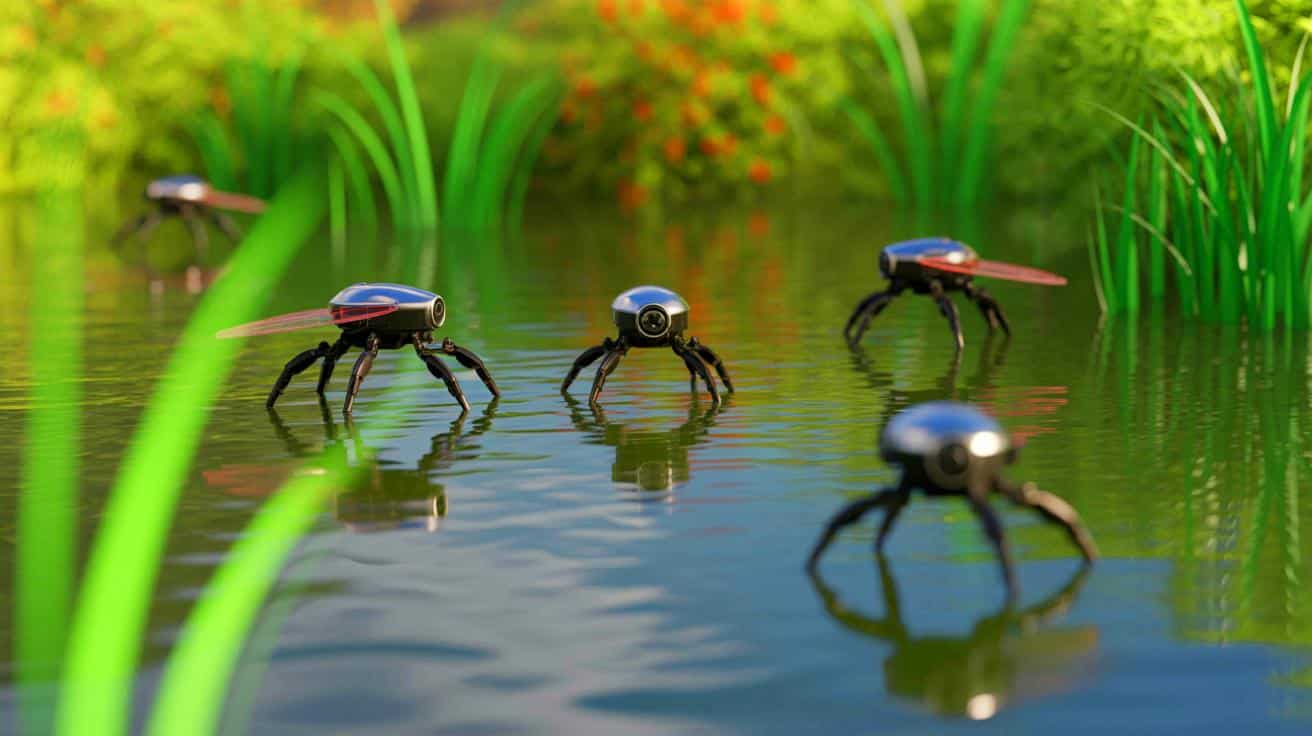 Featured image for Innovative Water-Walking Robots Inspired by Insects and Polymer Tech