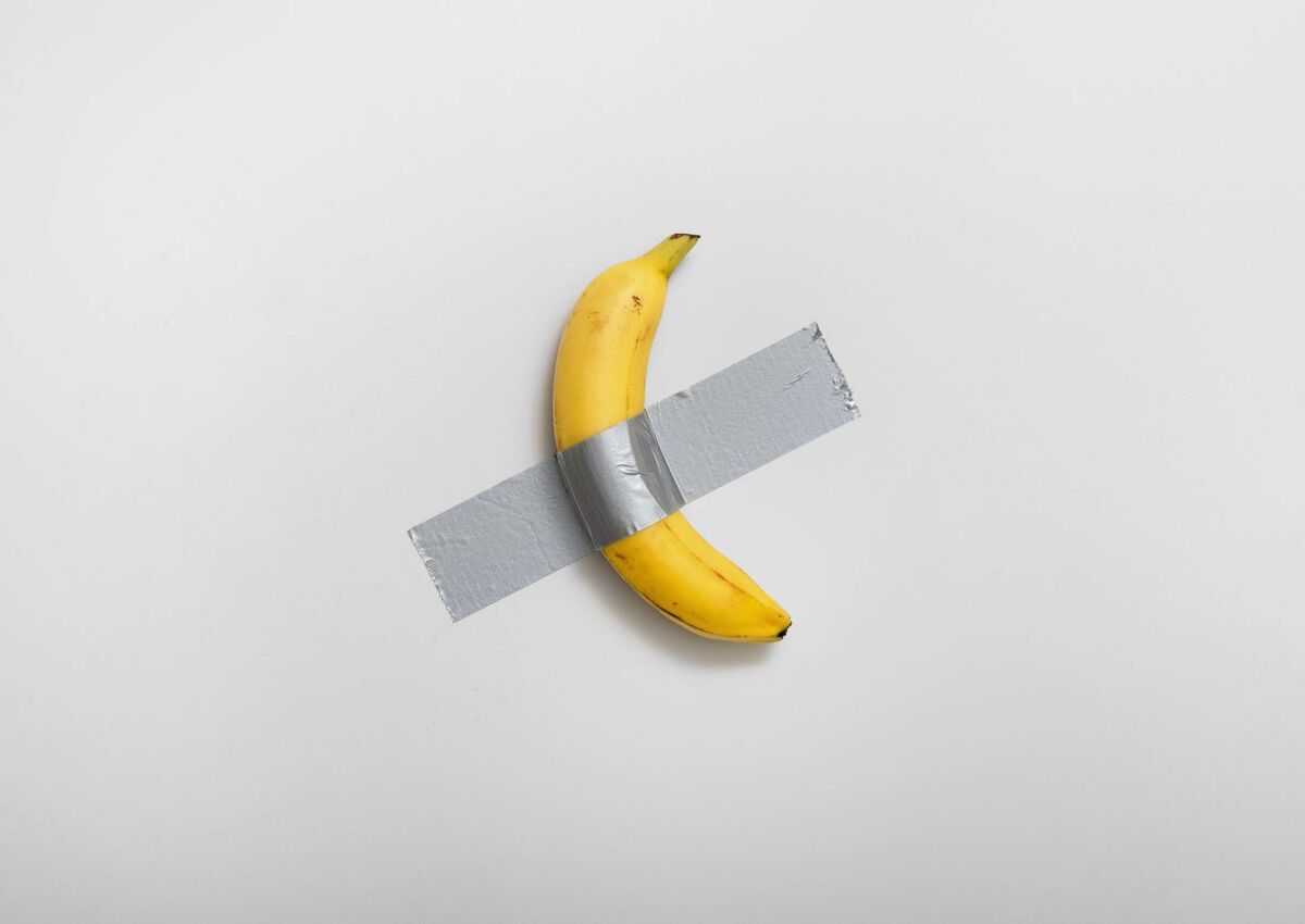Featured image for Duct-Taped Banana Art Sells for Over $6 Million at Auction