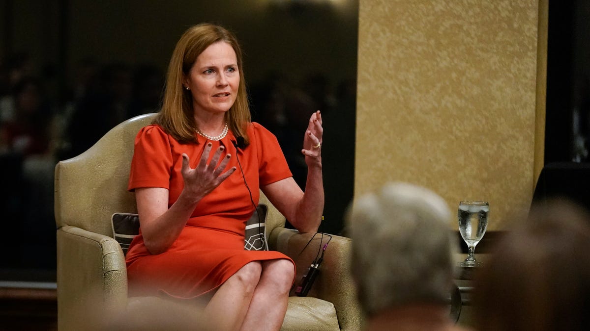 Featured image for "Justice Barrett Advocates for Supreme Court Ethics Code"