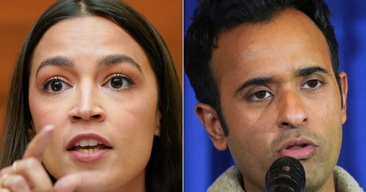 Featured image for AOC Roasts Vivek Ramaswamy Over RNC Speech and Trump Comments