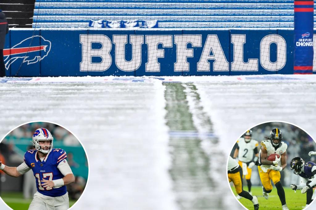 Featured image for "Potential Move: Steelers-Bills Wild-Card Game from Buffalo to Cleveland Due to Snow"