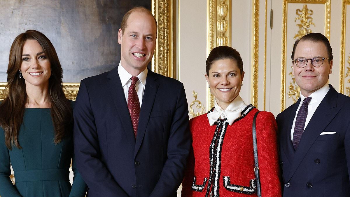 Featured image for "Kate Middleton and Prince William Shine as They Welcome Swedish Royalty to Windsor"