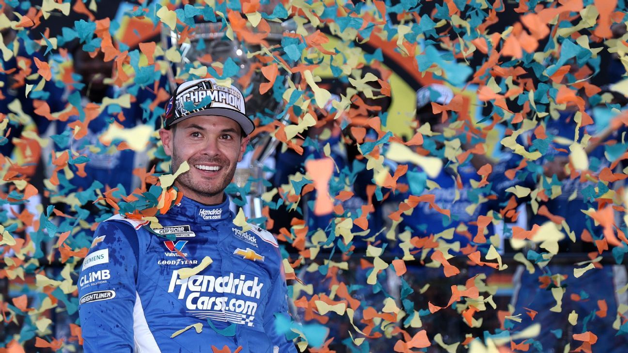 Featured image for Kyle Larson Clinches Second NASCAR Cup Title in Overtime Thriller