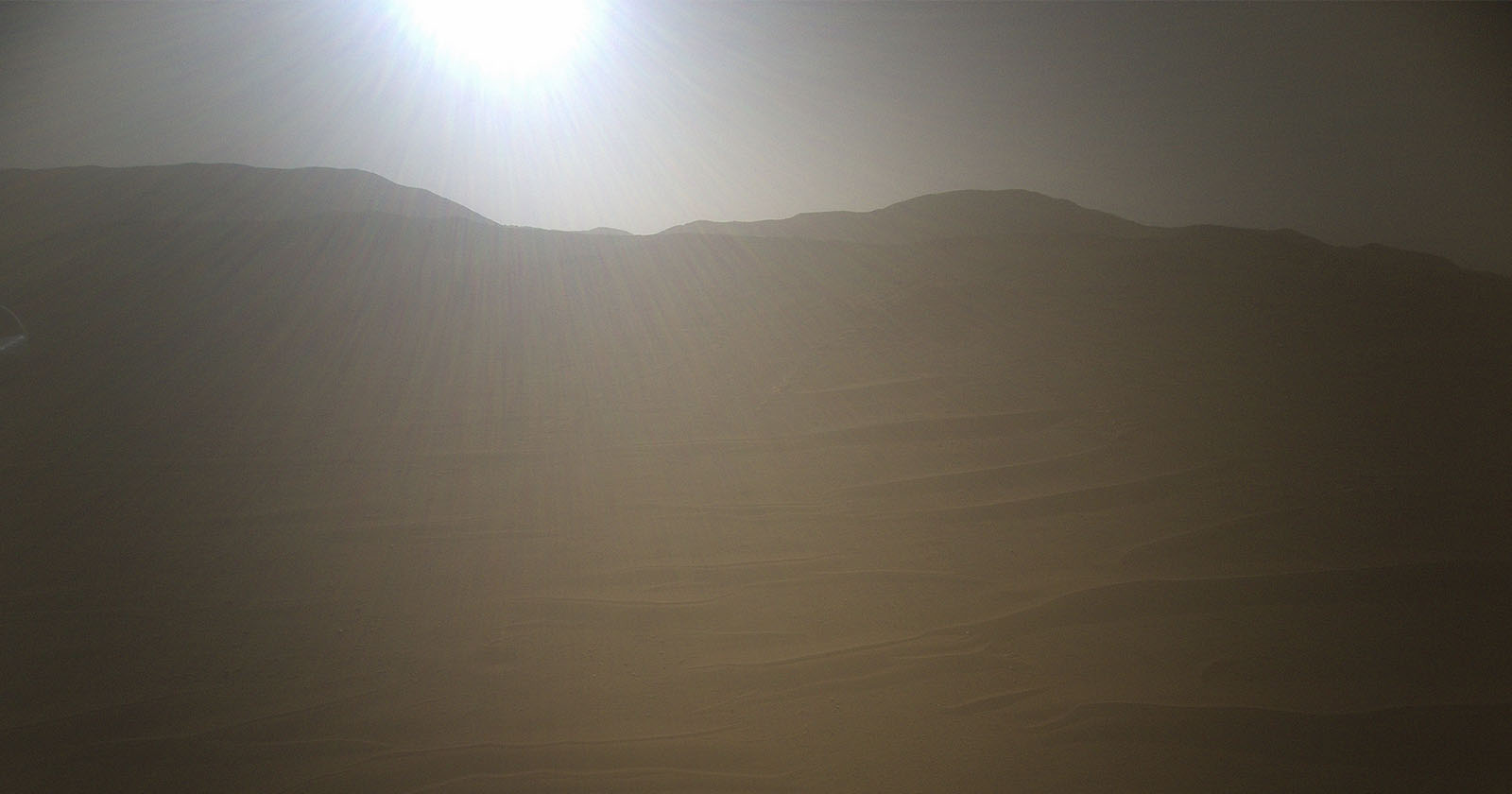 Stunning Martian Sunset Snapped by NASA Helicopter