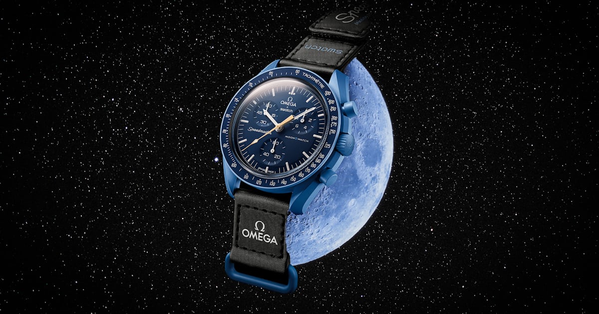 Featured image for "Neptune Blue Restock: MoonSwatch's Mission to Moonshine Gold"