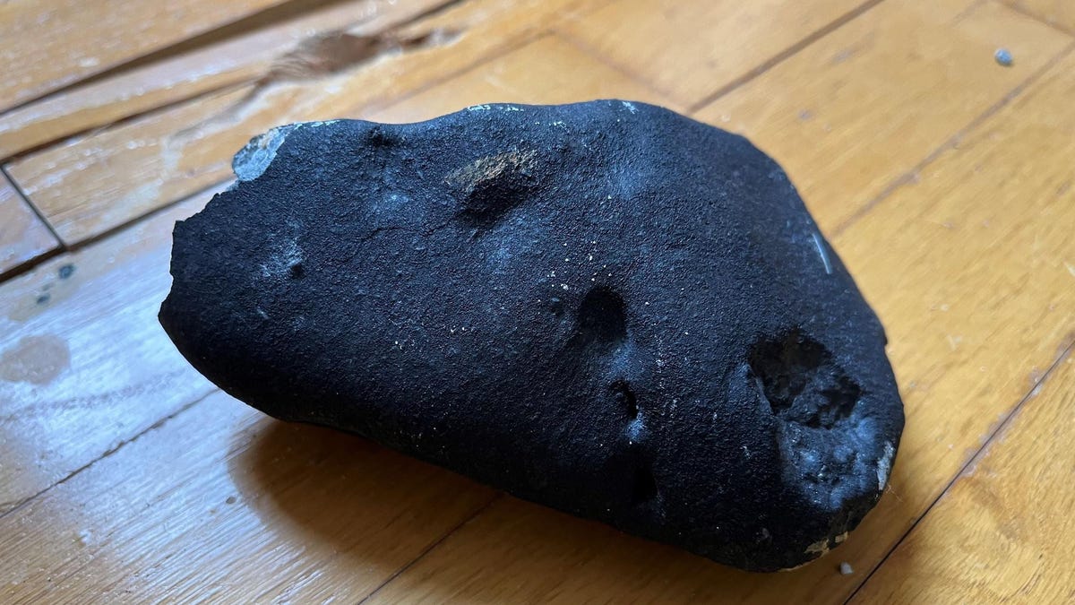 Meteorite crashes into New Jersey home, possibly from Halley's Comet.