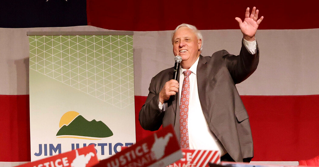 Featured image for "Trump Throws Support Behind Gov. Jim Justice in West Virginia Senate Race"