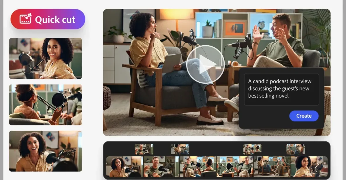 Adobe Firefly’s Quick Cut speeds up first-draft video edits