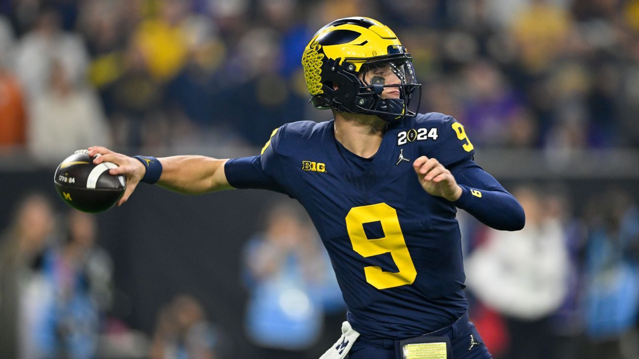 "J.J. McCarthy's NFL Combine Showcase: Michigan Wins, Strong QB Case, and Warm-Up Passes"