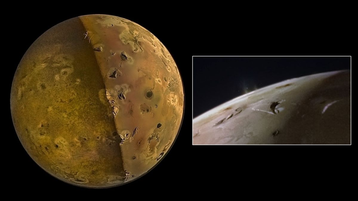 Featured image for "Juno Probe Captures Stunning Images of Volcanic Eruptions on Jupiter's Moon Io"