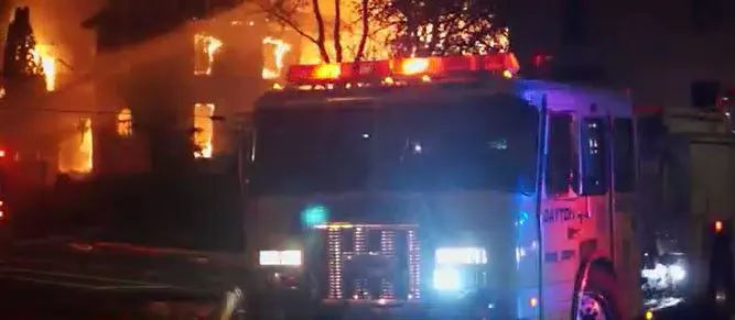 Historic Dayton Buildings Ravaged by Massive Fires.