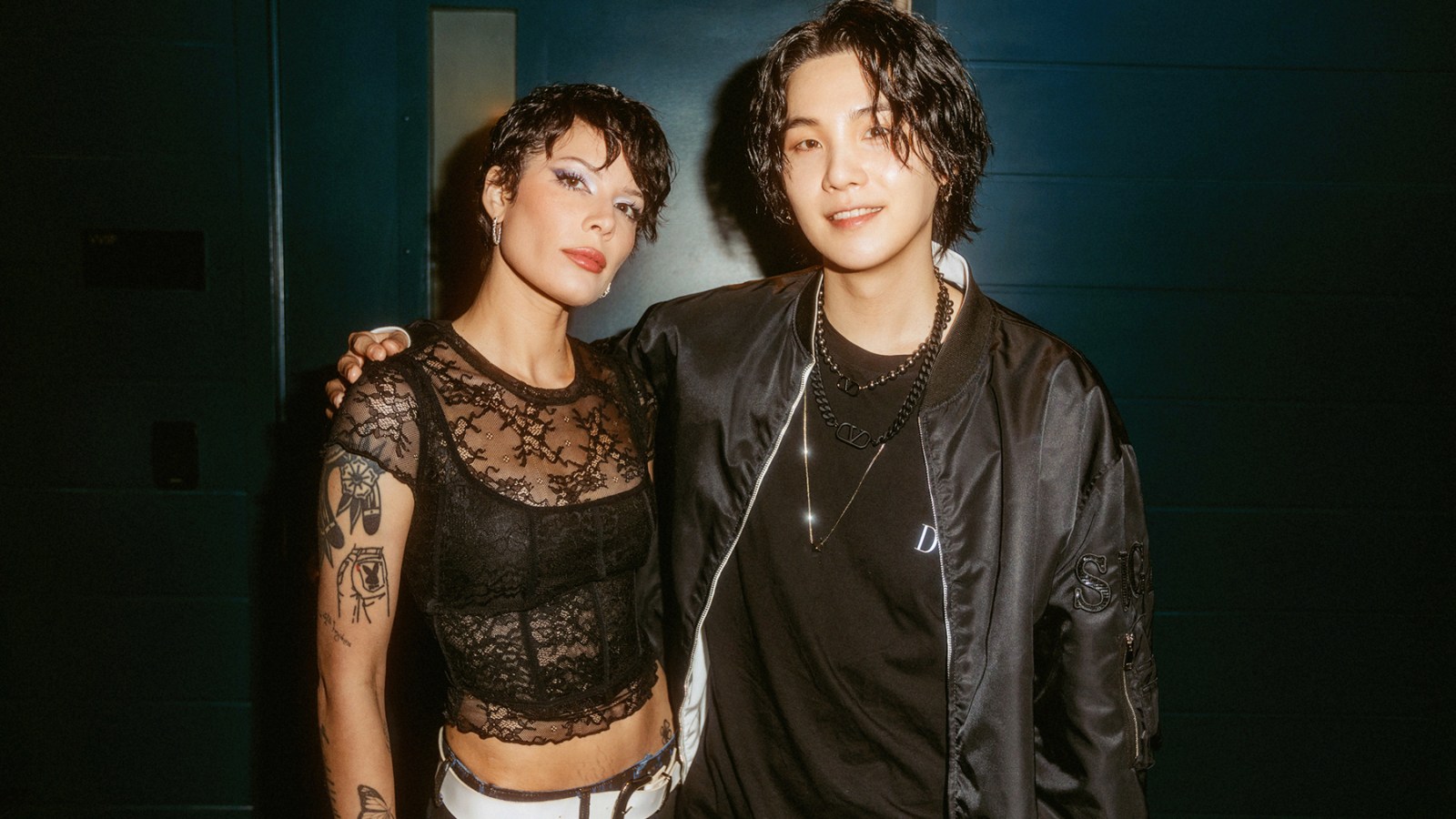 Featured image for Halsey and Suga team up for dark 'Diablo IV' anthem video.