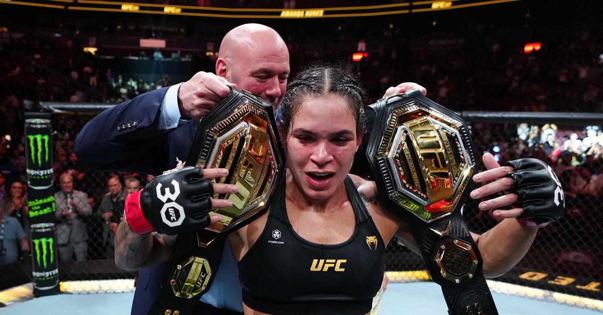 Featured image for Amanda Nunes' Retirement Sparks Controversy and Doubt in UFC Divisions.