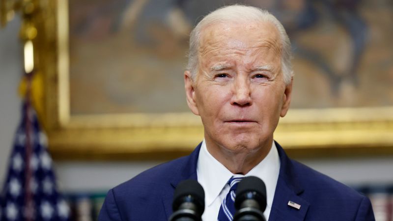 "Biden Holds Congress Accountable for Ukrainian Town's Fall and Pledges Renewed US Aid"