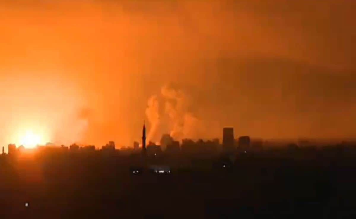 Israel-Gaza Conflict Escalates: Intense Strikes and Rockets Fired, Updates on Heavy Bombardment and Explosions