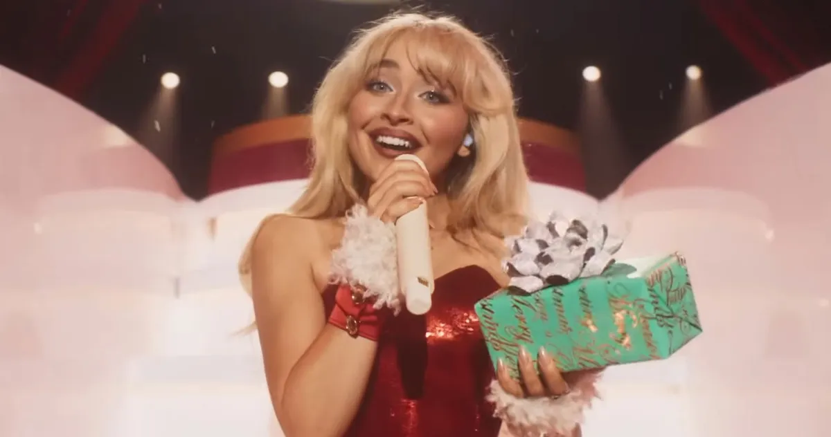 Featured image for Sabrina Carpenter's Star-Studded 'A Nonsense Christmas' Trailer Drops