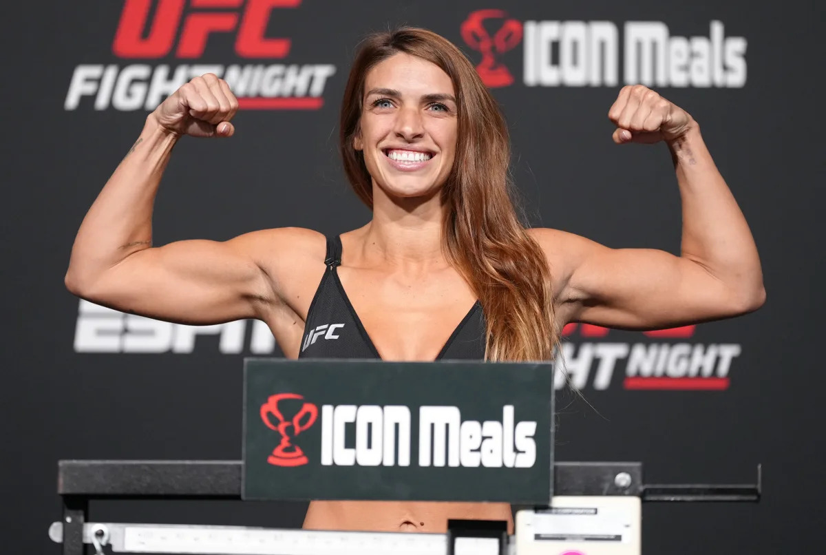 Featured image for Mackenzie Dern's UFC Vegas 73 journey: Weigh-in, rankings, and camp struggles.