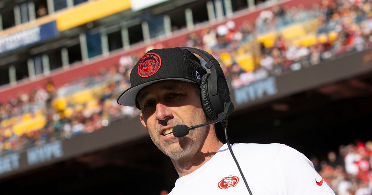 Featured image for "49ers' Shanahan Balances Injuries and Rest Before Rams Clash with Wentz at QB"