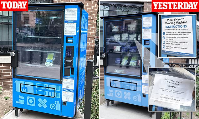 Featured image for NYC's Free Crack Pipe Vending Machine Emptied in Less Than 24 Hours.