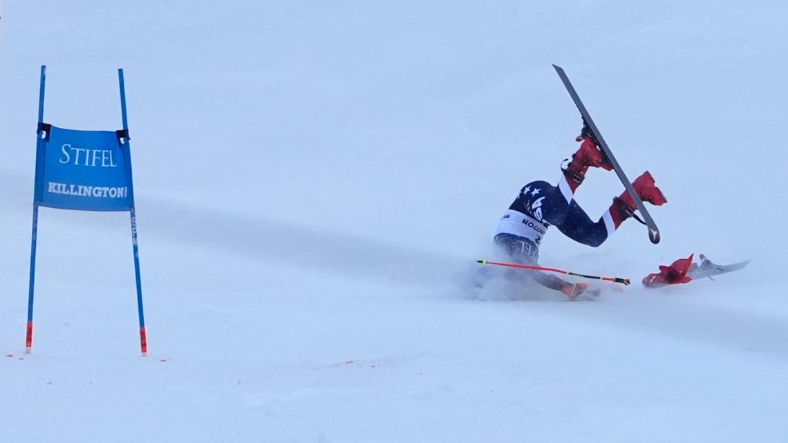 Featured image for Mikaela Shiffrin Injured in World Cup Crash, Escapes Major Damage