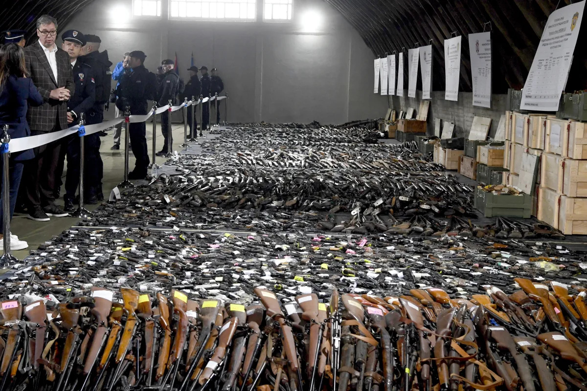 Serbian President Urges Disarmament After Mass Shootings Lead to Surrender of 13,500 Weapons