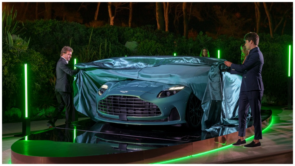 Featured image for Aston Martin DB12: From Unveiling to Star-Studded Party and Record-Breaking Auction.
