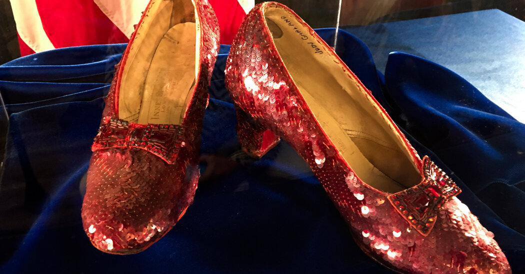 Featured image for "Retired Mobster Indicted in Theft of Judy Garland's Ruby Slippers"