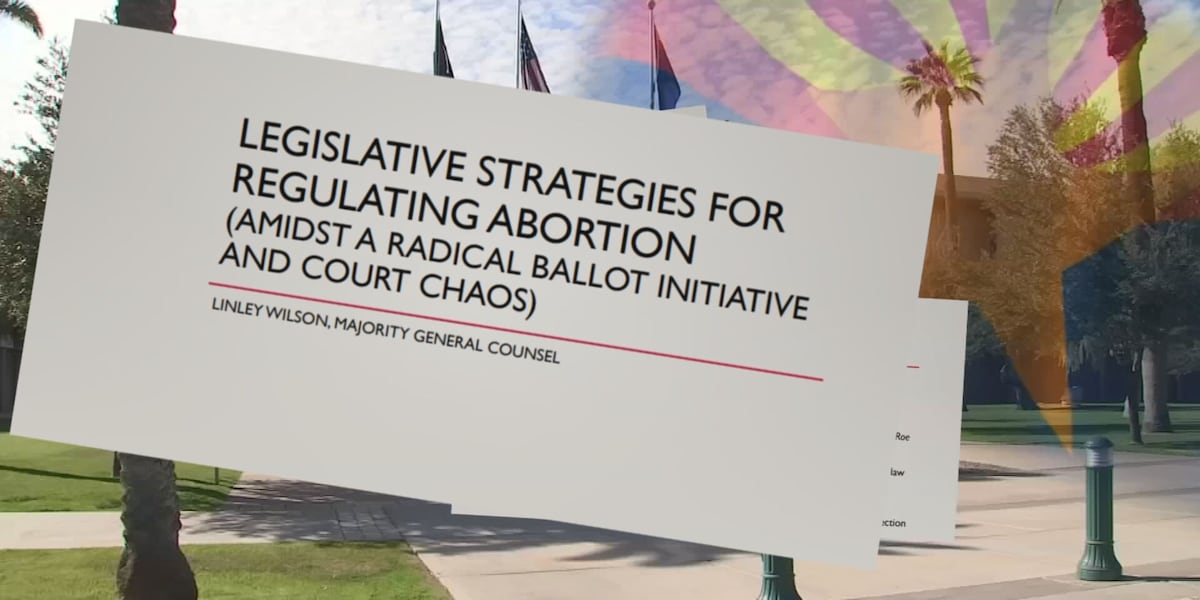 "Arizona Republicans' Strategy to Combat Proposed Abortion Initiatives Revealed"